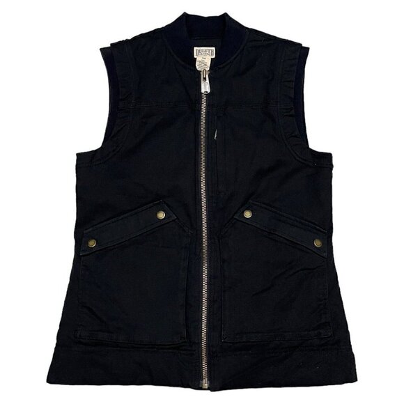Duluth Other - Duluth Trading Black Canvas Puffer Work Wear Designer Vest - Mens XS